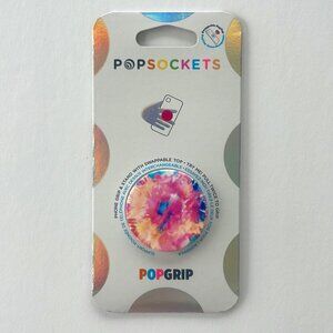 PopSockets PopGrip Cell Phone Grip & Stand Tie Dye Design New